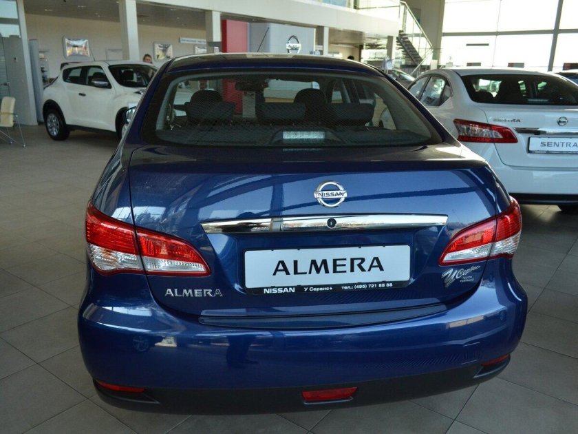 Nissan Almera g15 цвета кузова