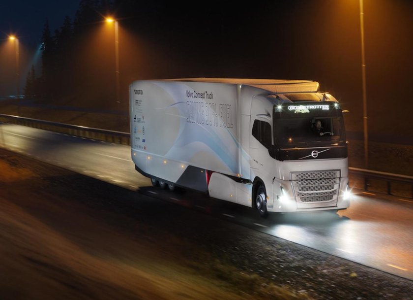 Гибридный грузовик Volvo