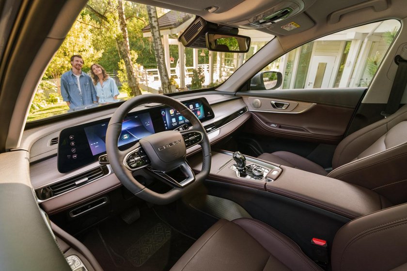 Chery tiggo 8 pro max интерьер