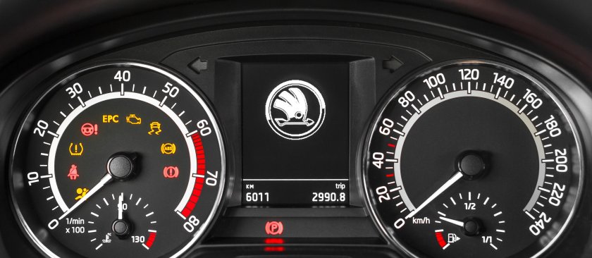 Панель приборов Шкода Рапид 2019