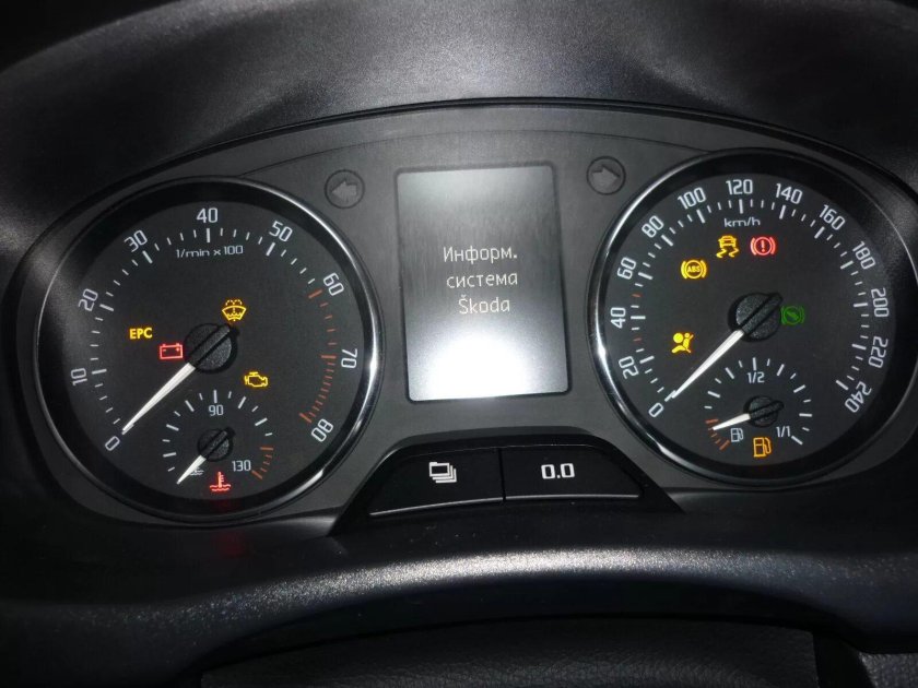 Панель приборов Фабия 2