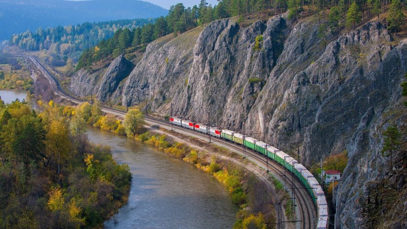 Уральские горы Южно Уральская железная дорога