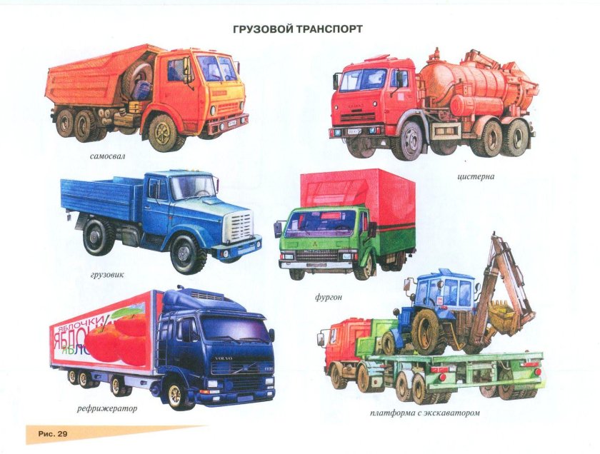 Грузовой транспорт для детей