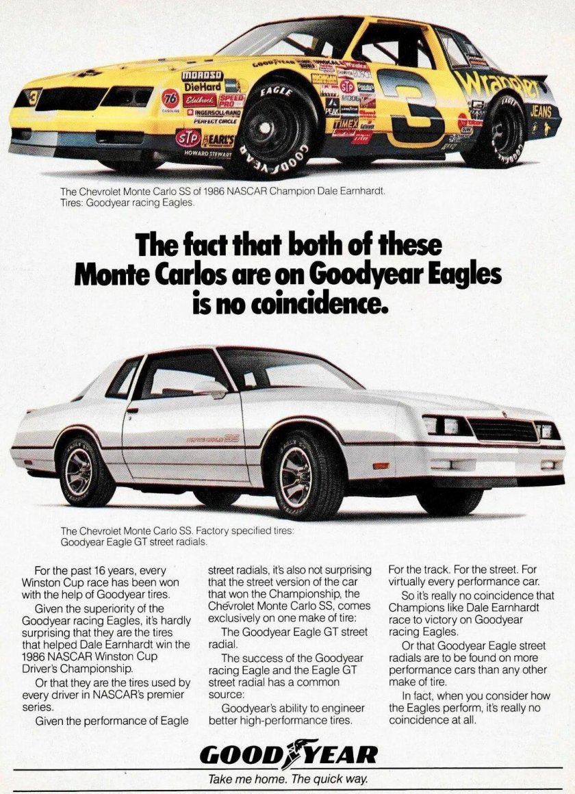 Chevrolet Monte Carlo NASCAR 1987