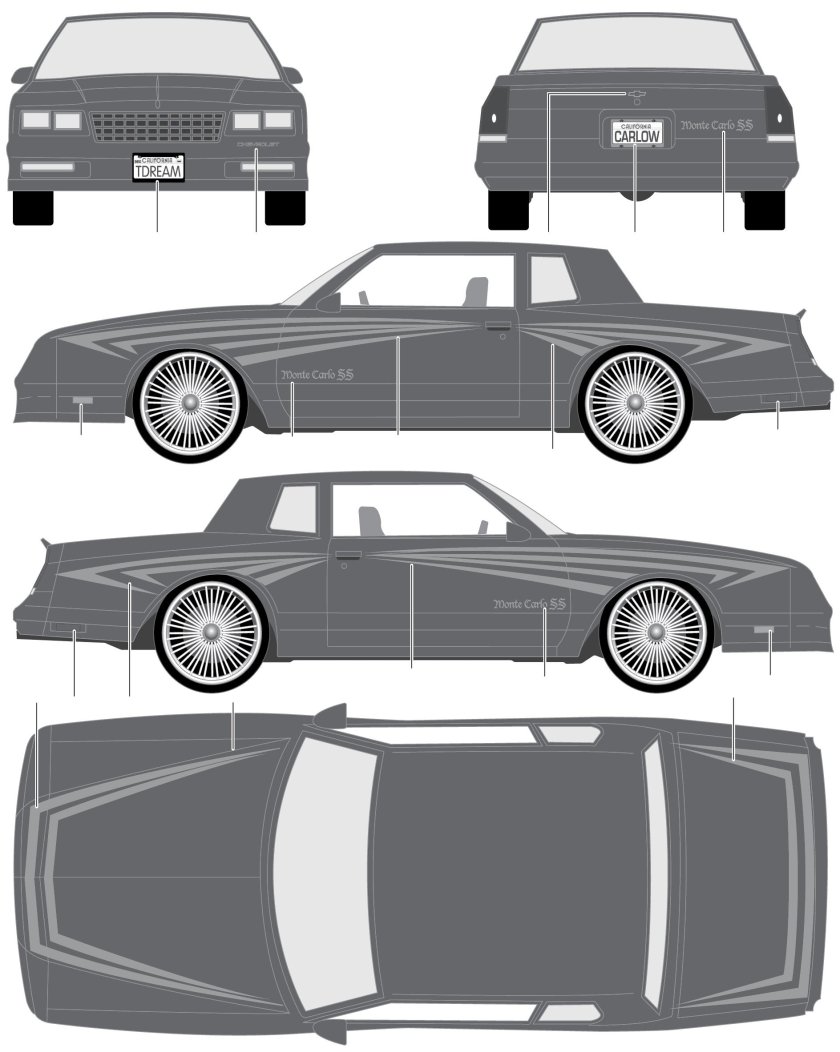 Chevrolet Monte Carlo Blueprint