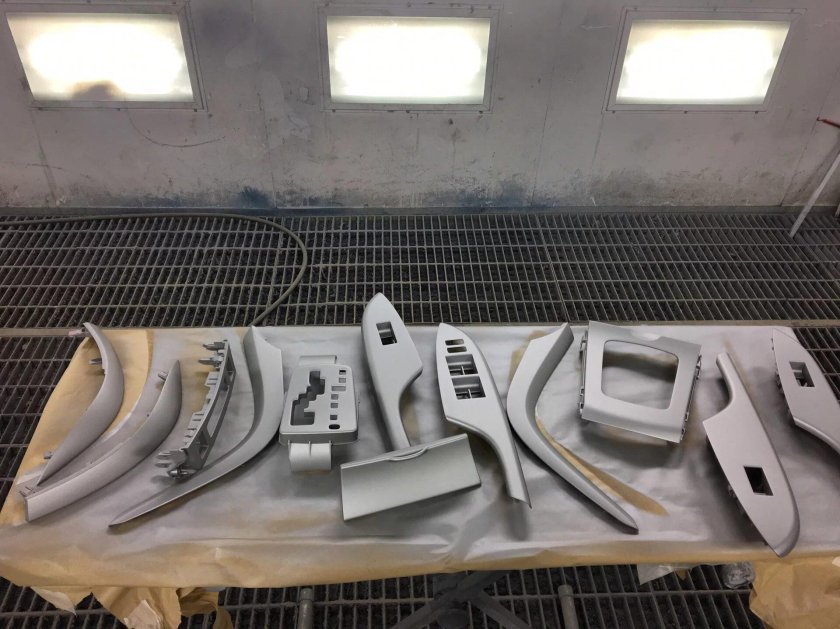 Пластик салона Королла 150