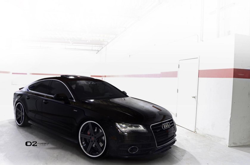 Ауди а7 черная