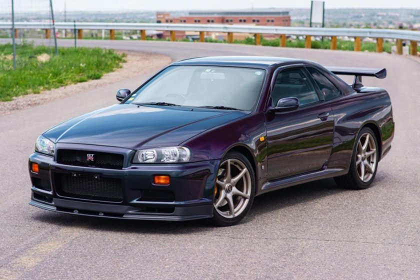 Midnight Purple Skyline r33