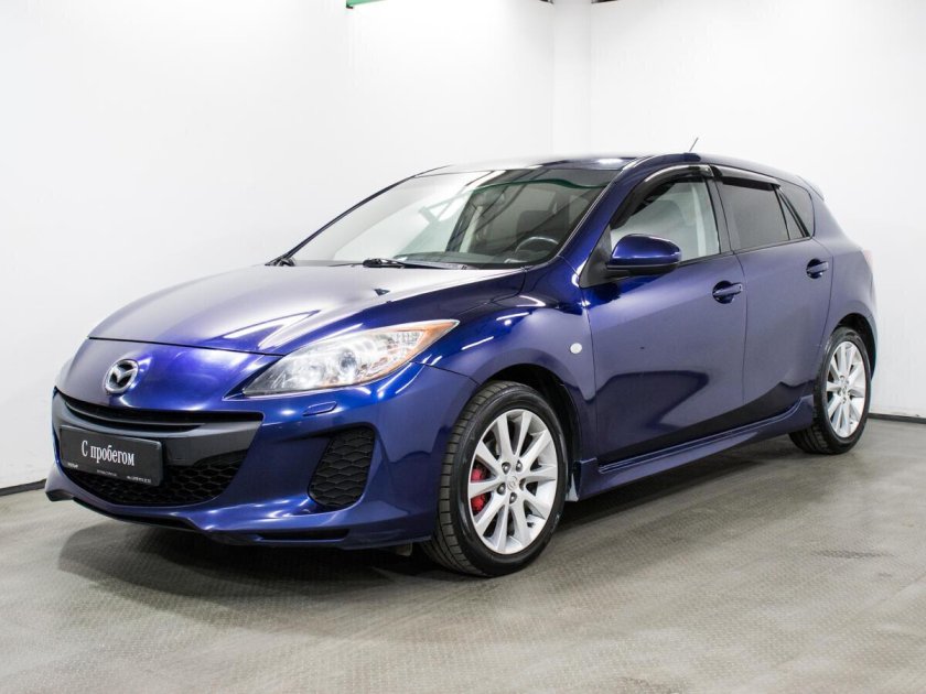 Mazda 3 BL синяя