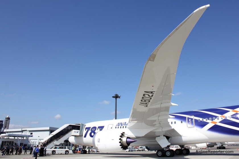 Боинг 787 Дримлайнер крыло