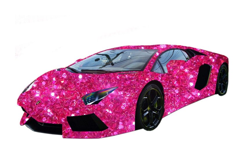 Розовая машина