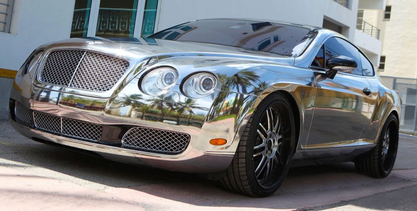 Хромированная пленка для авто