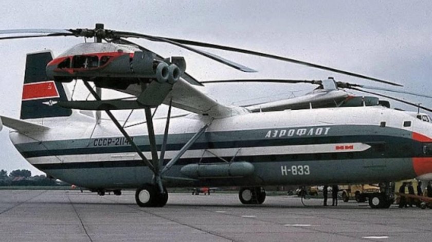 Самый большой вертолет в мире ми 12