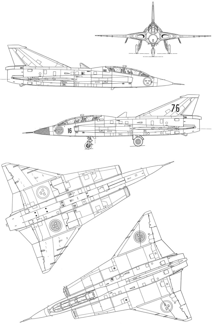 Saab j 35 draken