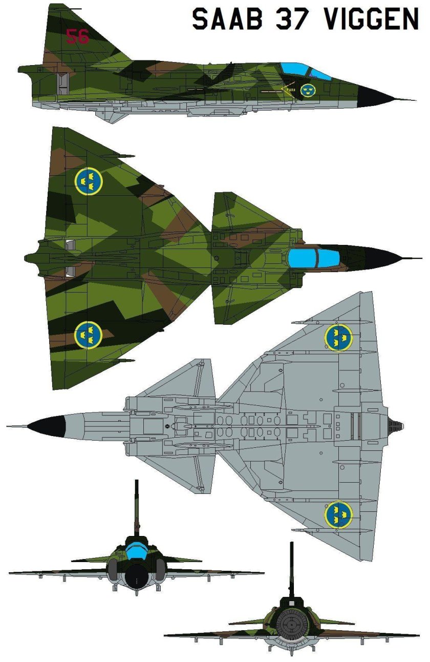 Saab Viggen самолет