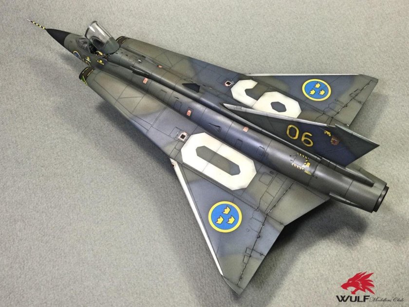 J35 Draken модель