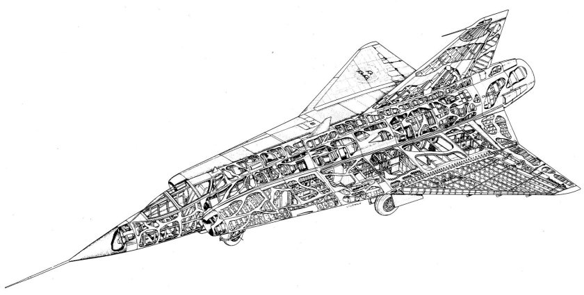 Saab j35 Draken чертежи