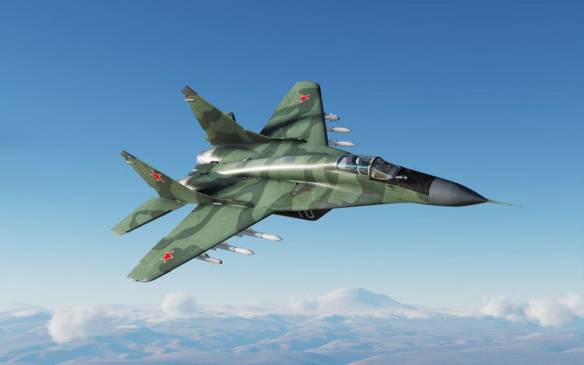 Миг-29 истребитель камуфляж