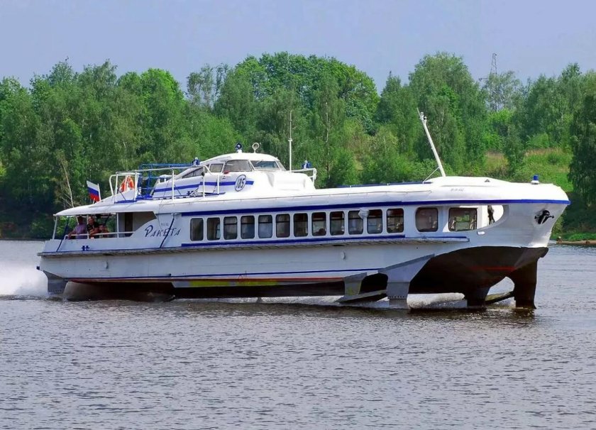 Теплоход ракета Сормово 1957