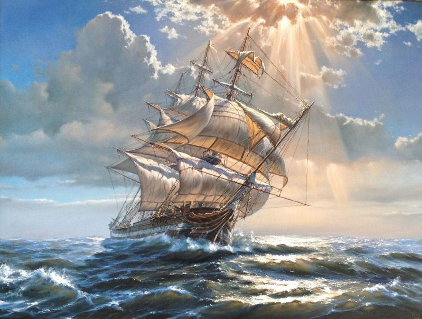 Художник маринист Максим Ильин