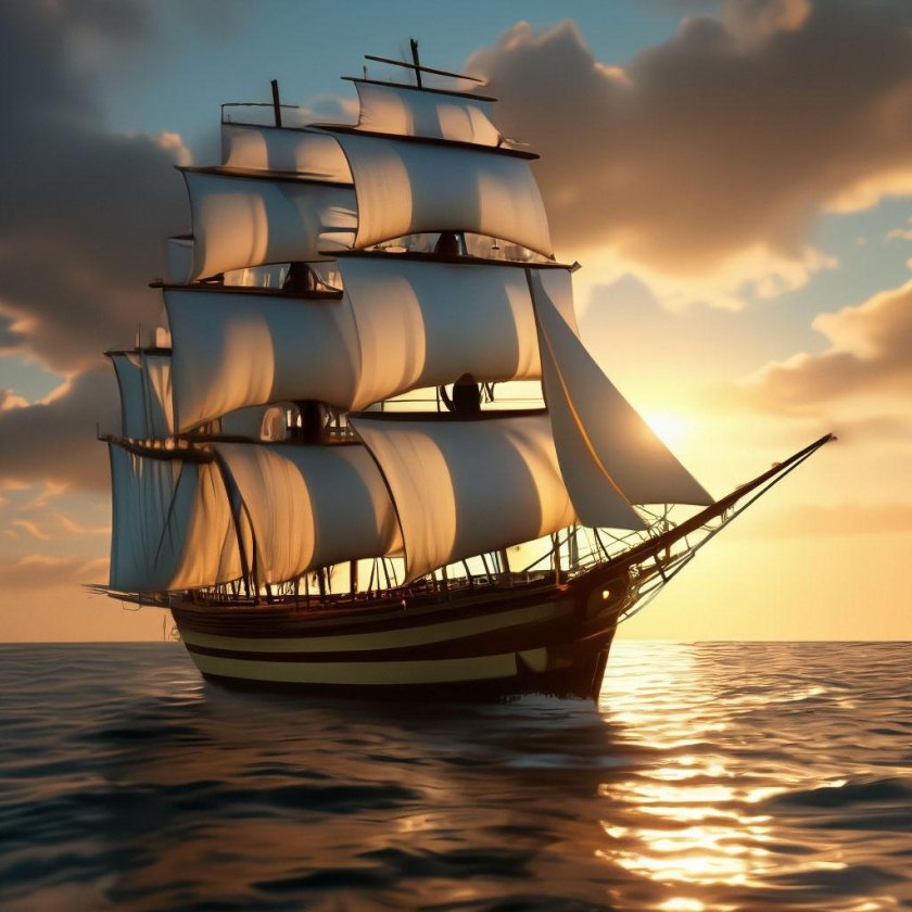 Корабли парусники