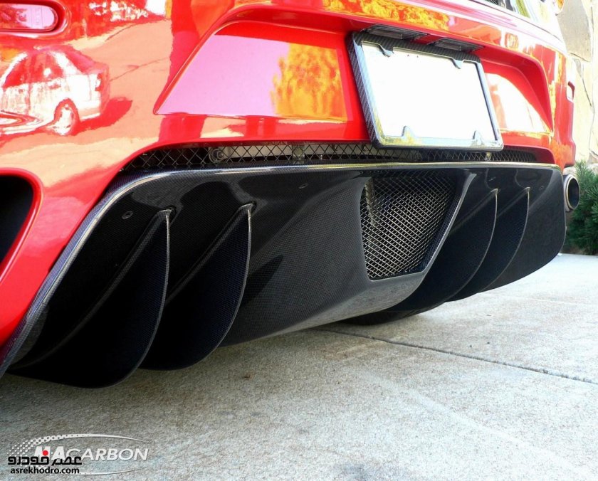 Задний диффузор f430