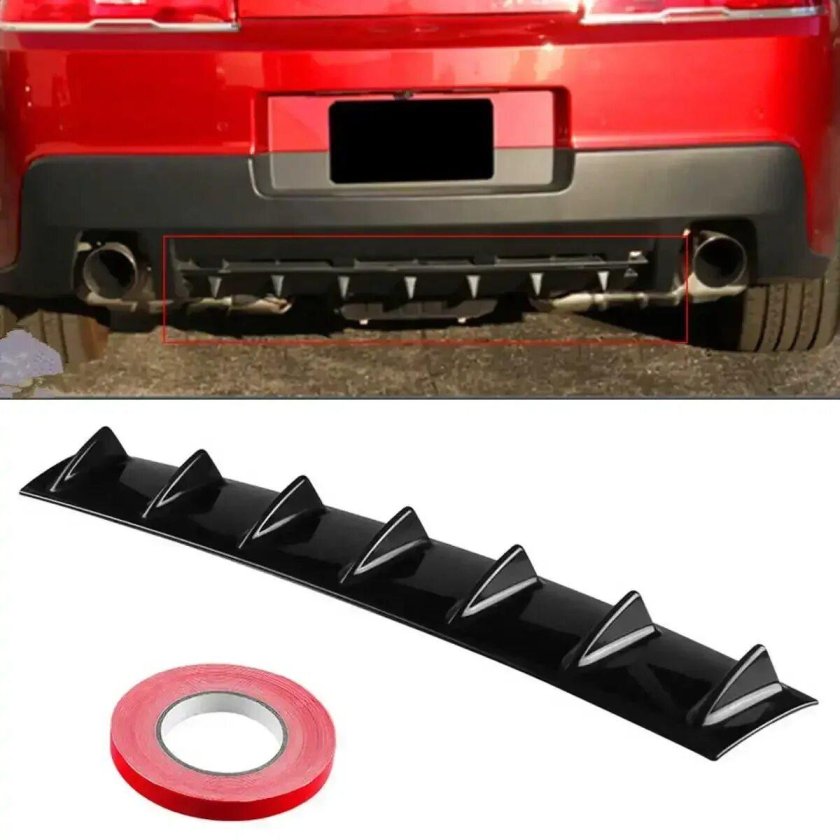 Универсальный диффузор на БМВ е87 задний бампер