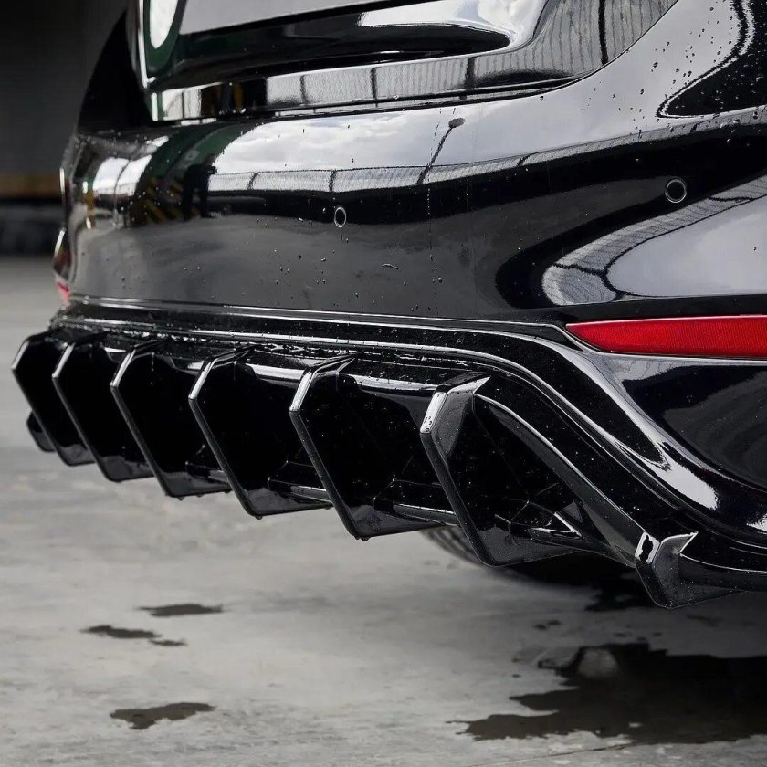 Задний диффузор на Solaris 2