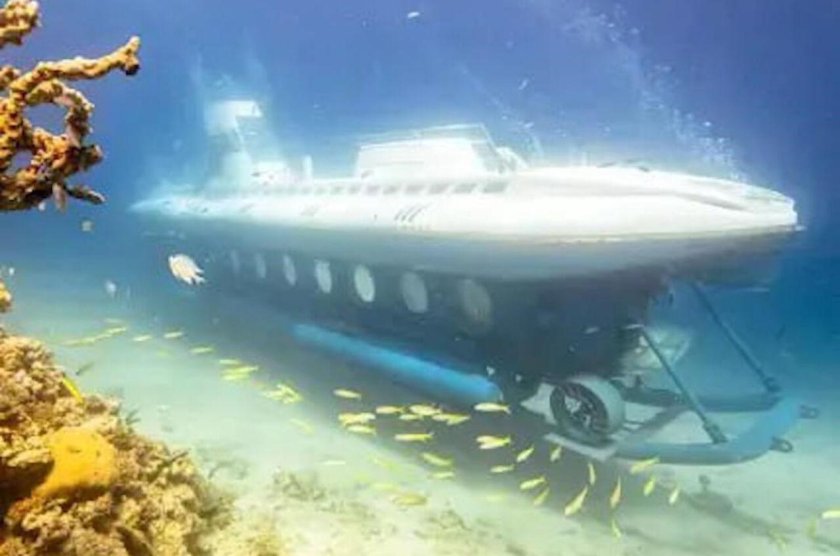 Затонувший батискаф в египте