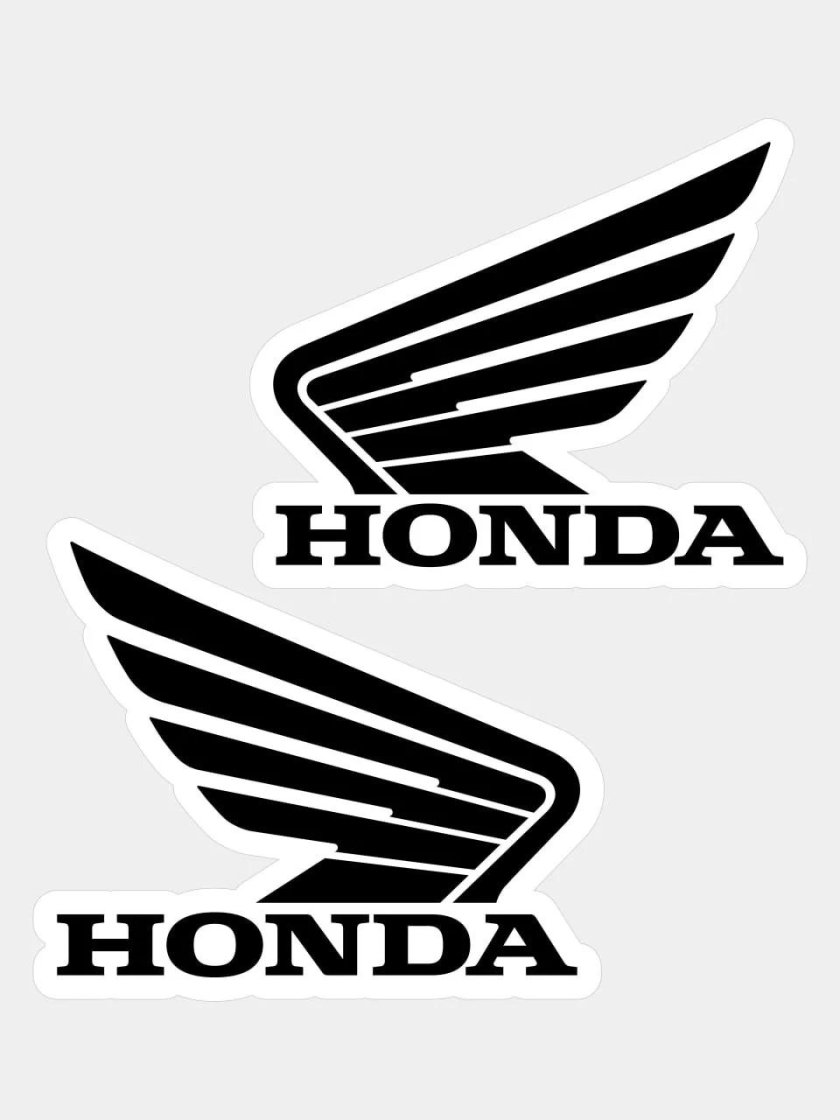Наклейки на мотоцикл honda