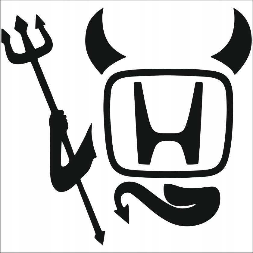 Наклейка на авто Honda
