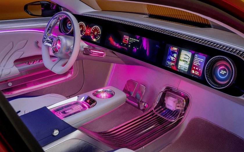 Mercedes cla салон 2023