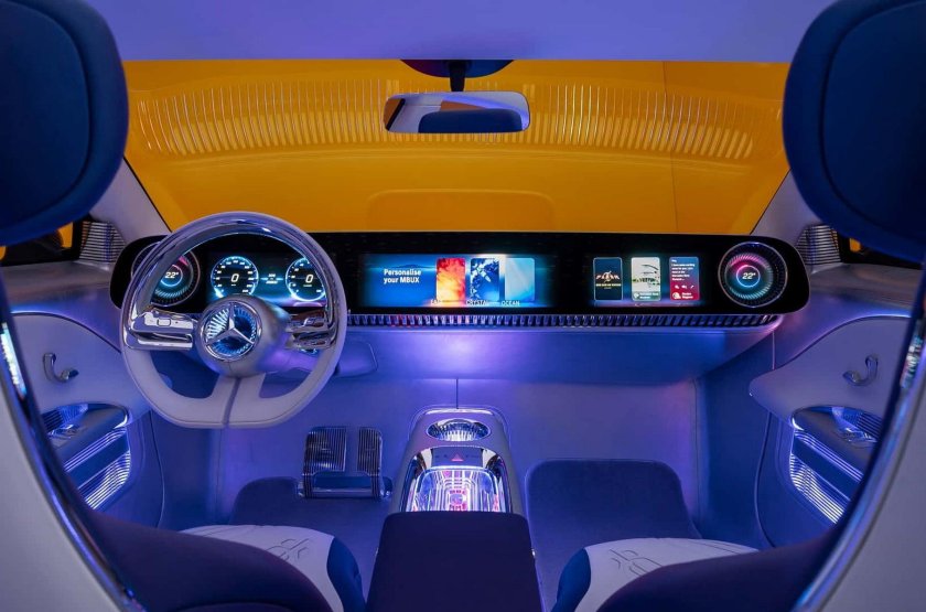 Mercedes-Benz Concept IAA салон черный цвет