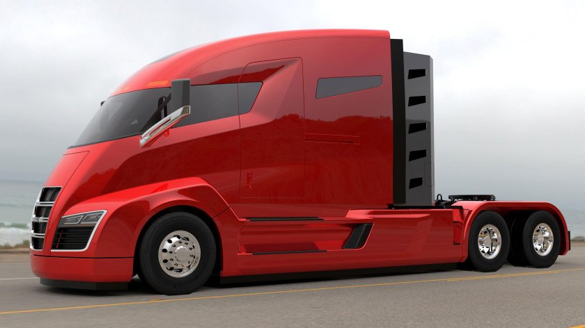 Электрический тягач nikola one