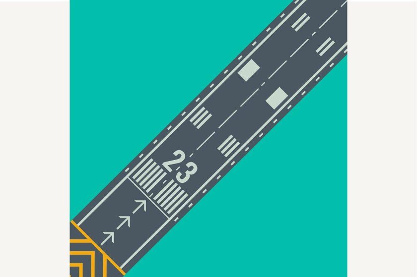 Разметка взлетной полосы