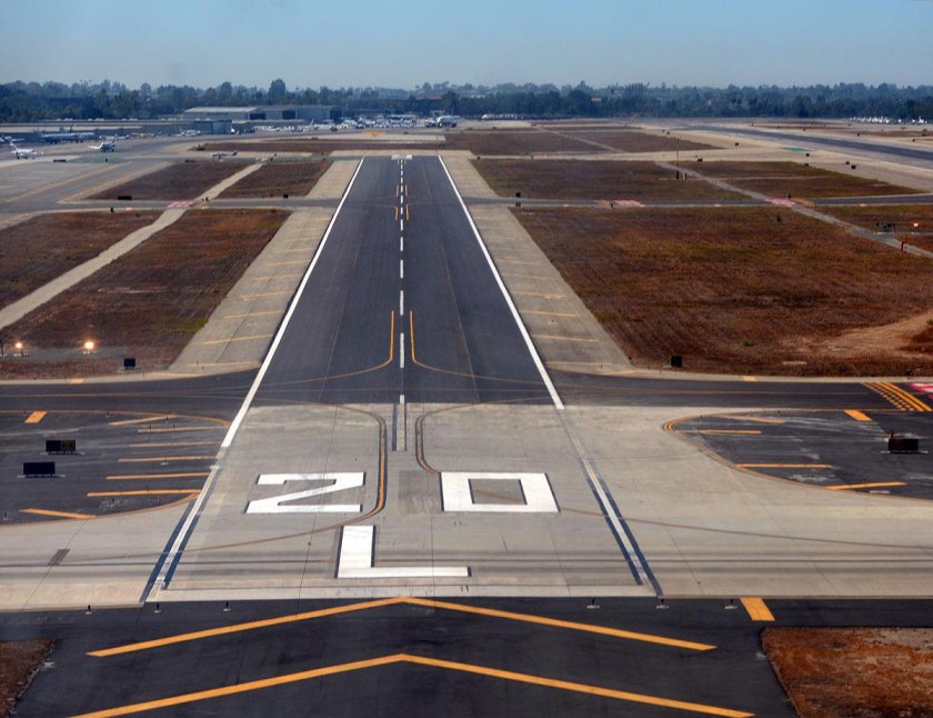 Разметка рулежных дорожек аэродромов