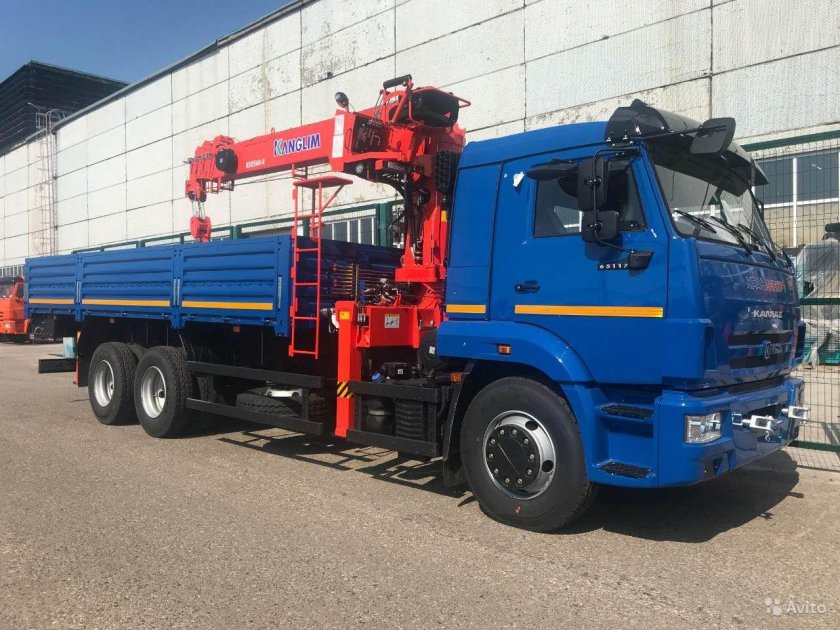 КАМАЗ 65117 С КМУ Kanglim 1256