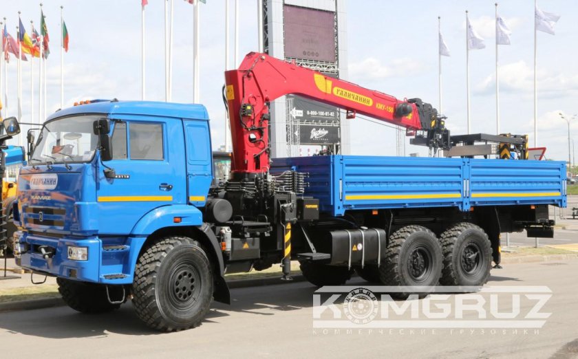 КАМАЗ 43118 С КМУ Галичанин 150
