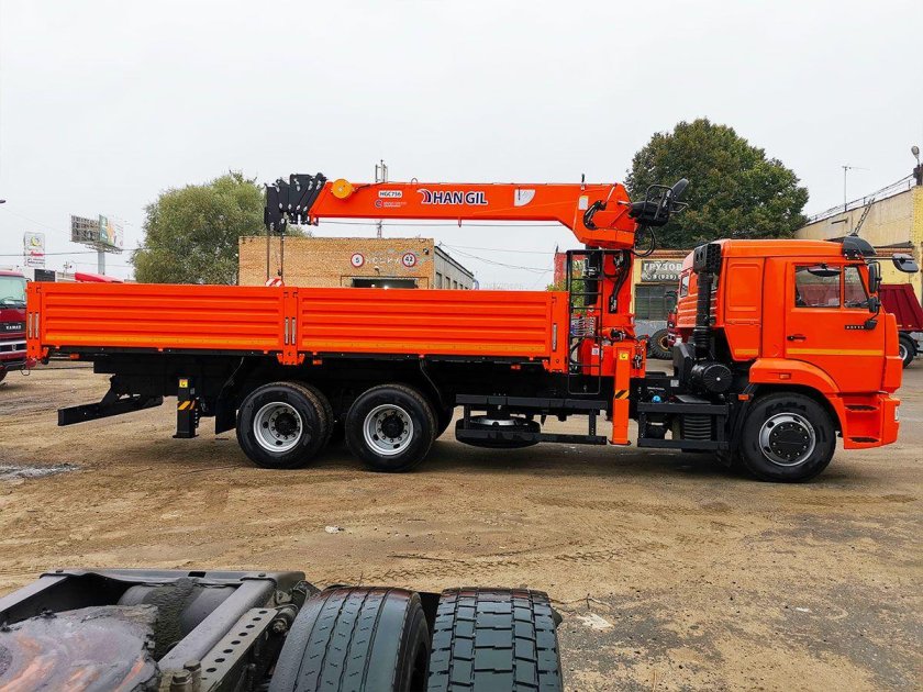 КАМАЗ 65115 С КМУ Hangil 756