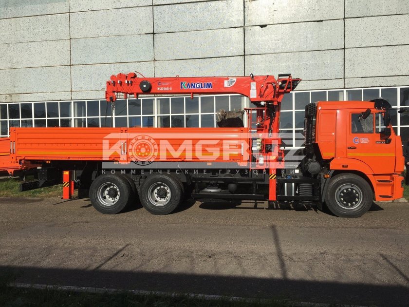 КАМАЗ 65115 бортовой с КМУ