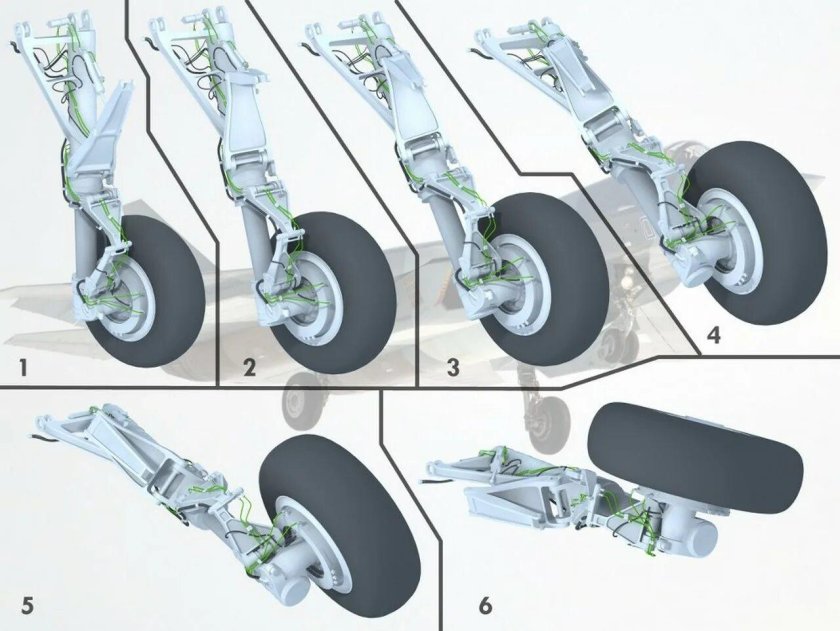 Су 27 передняя стойка шасси