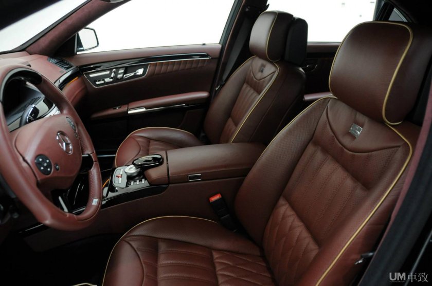 Салон Мерседес 221 алькантара