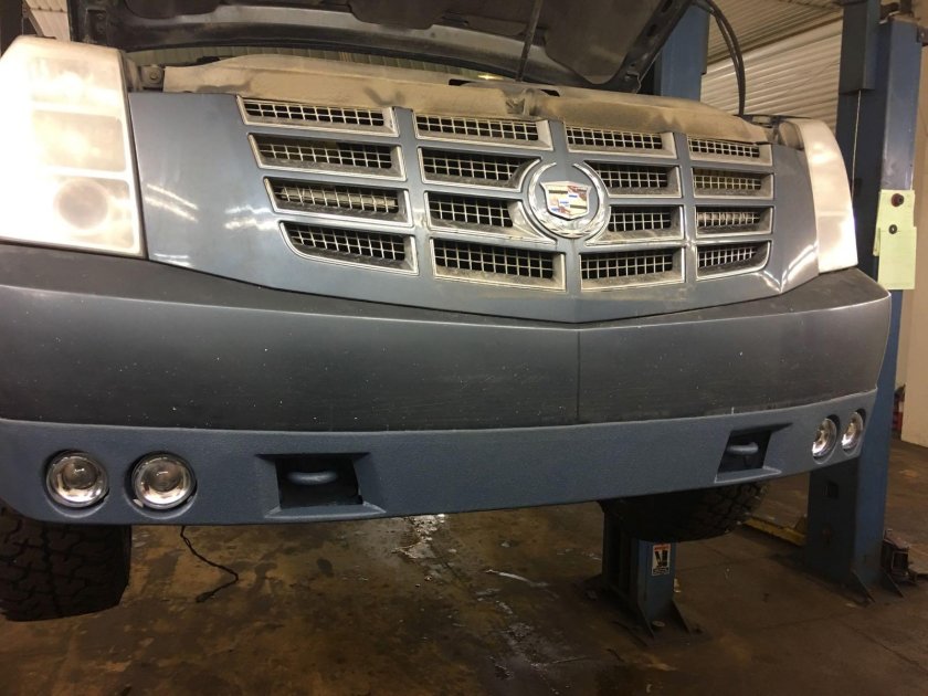 Силовой бампер Кадиллак Эскалейд