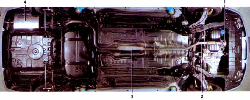 Дно Хендай акцент 2008