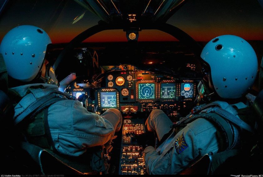 Су-34 кабина