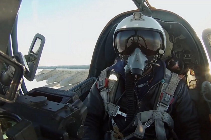 Пилот штурмовика Су 25