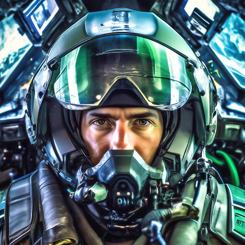 Кабина истребителя