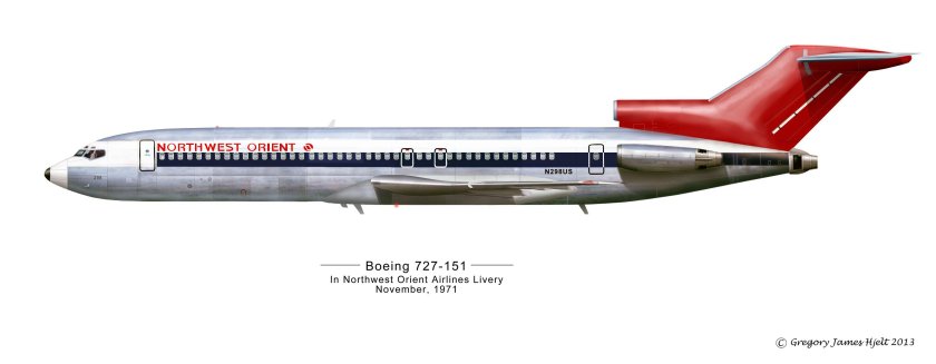 Boeing 727 vs ту 154