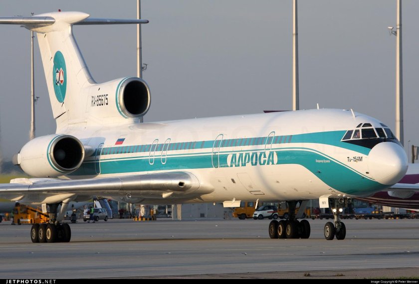 Фото ту-154 авиакомпании Якутия