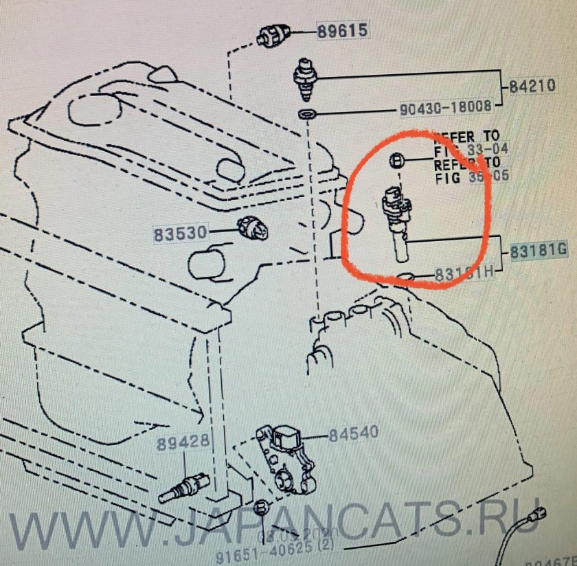 Датчики АКПП рав 4 2004